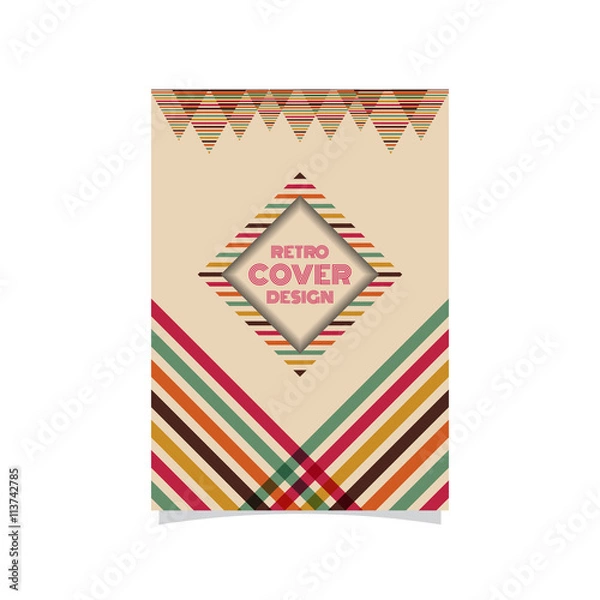 Obraz retro cover design