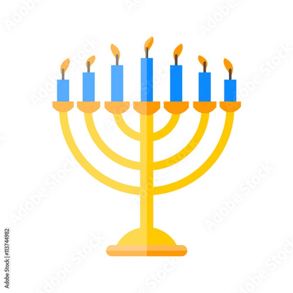 Obraz Menorah icon