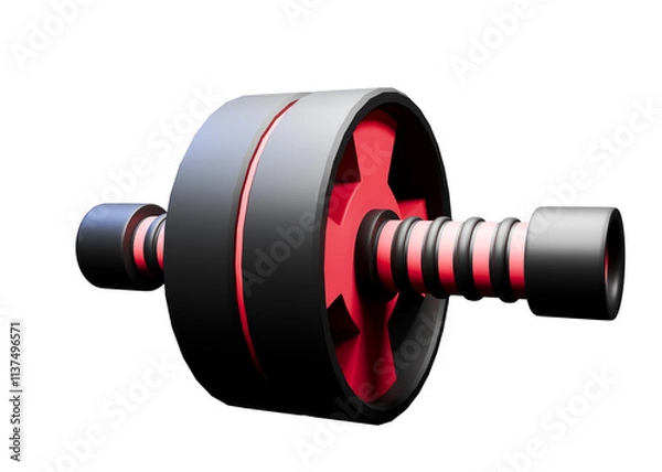 Obraz 3D low poly gym equipment icon
