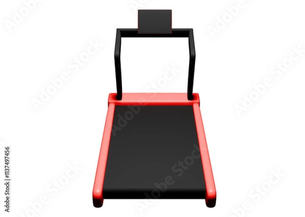 Obraz 3D low poly gym equipment icon
