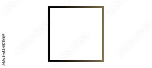 Fototapeta Minimalist wooden frame.