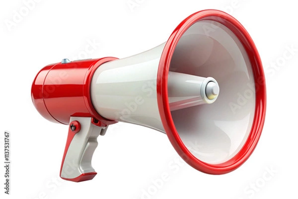 Obraz megaphone on white background