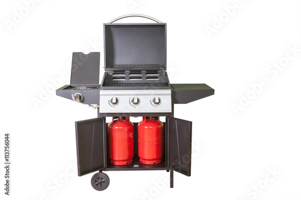Fototapeta gas BBQ grill