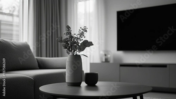 Fototapeta Contemporary Living Room