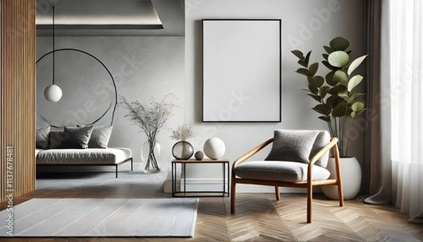 Fototapeta Industrial Chic with Exposed Brick Wall and Metal Elements