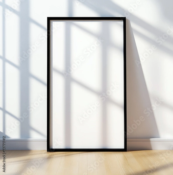 Obraz empty white room