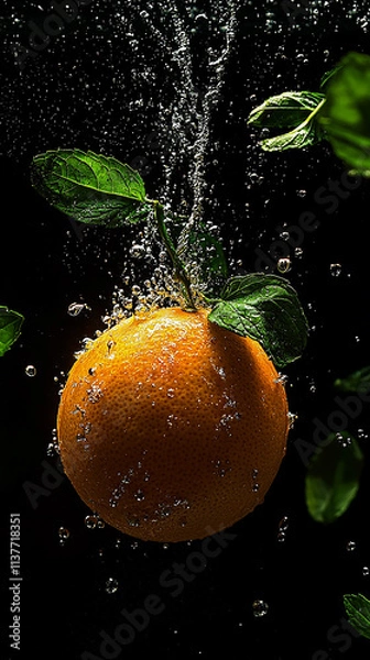 Obraz orange in water