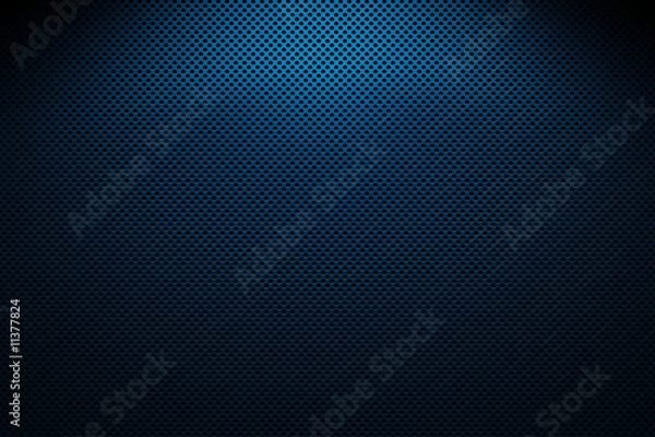 Obraz metal grating blue