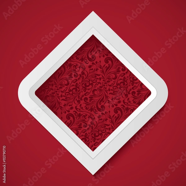 Obraz picture frame design vector for image or text