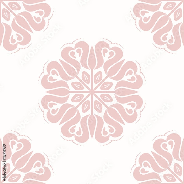 Obraz Seamless Oriental Vector Background