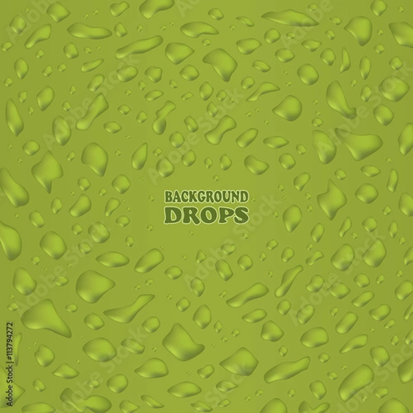 Obraz Vector olive background of drops