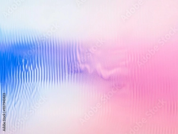Fototapeta Colorful wavy glass pattern for design and background