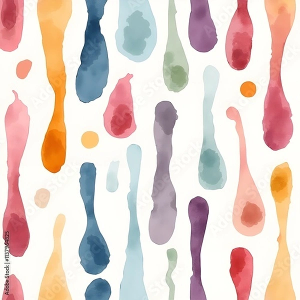 Fototapeta Abstract pattern with a splattered paint look