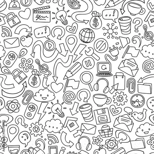 Fototapeta social network background