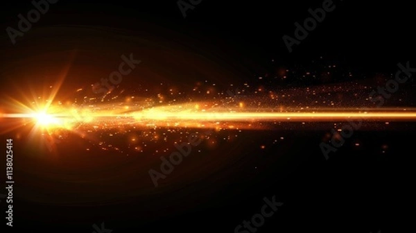 Fototapeta Abstract vector, Future speed, Energy technology, Digital illustration of light
