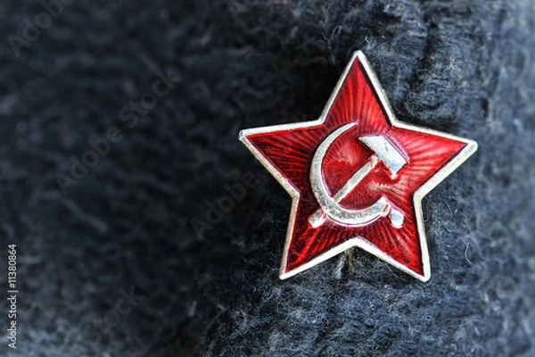Obraz star badge from former soviet union