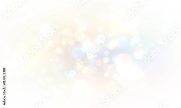 Fototapeta Abstract bokeh, confetti light and glitter texture. Bokeh yellow. Festive sparkling yellow gold dust png. Colorful bokeh lights background. Blurred circle shapes. Holiday cards, invitations, banners.