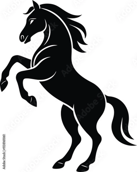 Obraz silhouette of a horse