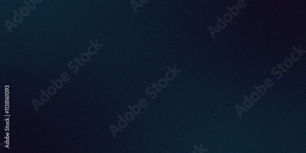 Fototapeta Abstract rich dark blue banner Gradient Background & grainy noise grungy texture. Simple blank fabric pattern. Abstract gradient background with grainy texture. soft and pastel multicolor color gradie