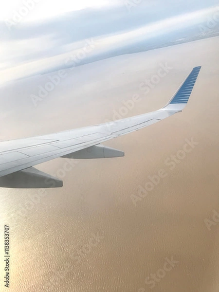 Fototapeta Image of the city of Buenos Aires from an airplane