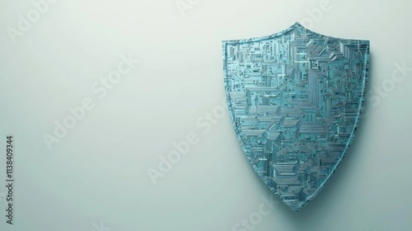 Fototapeta Digital Shield  Cybersecurity  Data Protection  Network Security