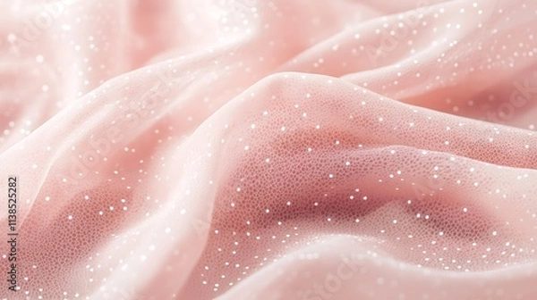 Fototapeta 28. A soft pale pink background with delicate polka dot patterns barely visible