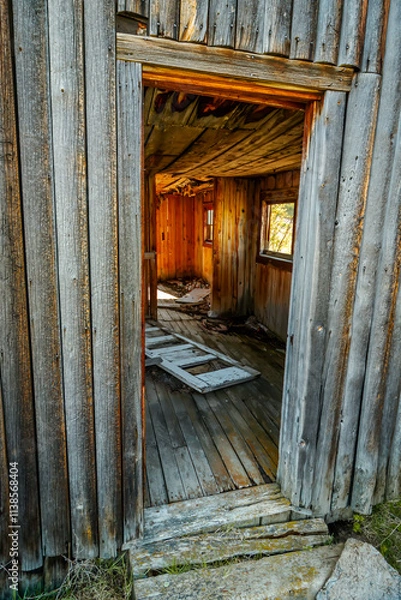 Obraz old abandoned house