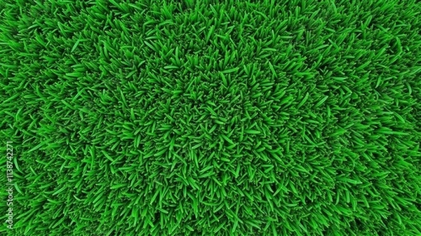 Fototapeta Vivid and realistic artificial grass background, perfect for adding a touch of greenery to any design project, vibrant, artificial turf, green backdrop