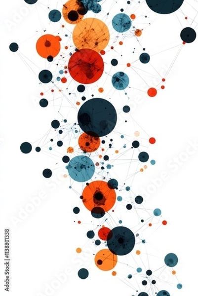 Fototapeta Connected Circles