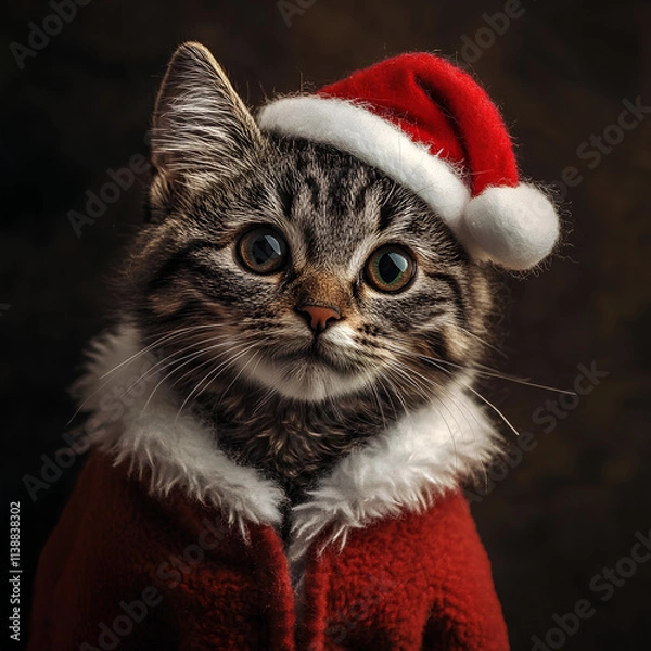 Obraz Christmas Cat