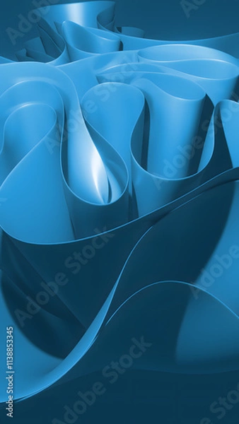 Obraz blue background