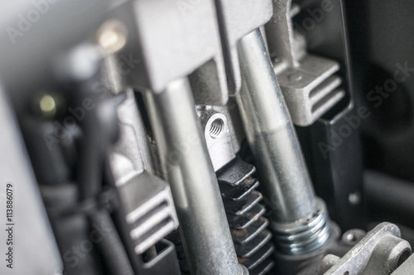 Obraz Two-stroke engine of the building machine