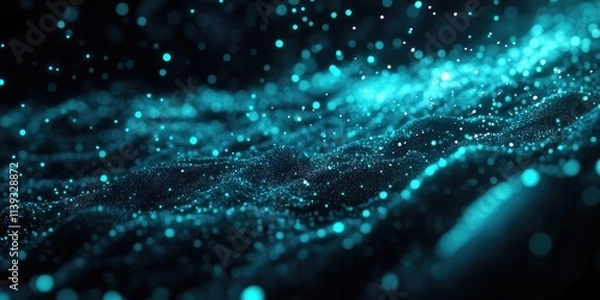 Fototapeta Blue and Black Background Close Up