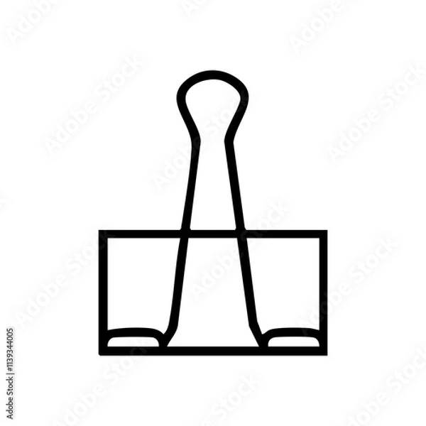 Obraz binder clip icon