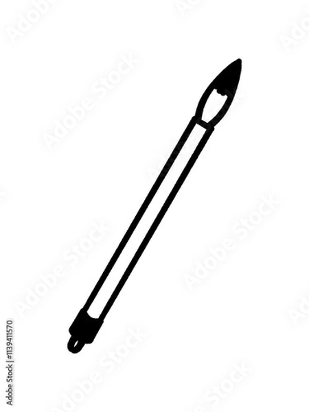 Fototapeta 習字の小筆イラスト素材