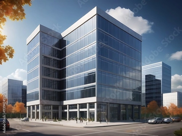 Obraz office building