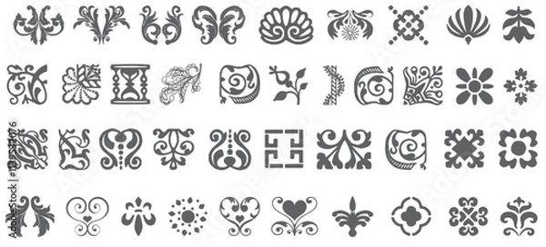 Obraz deco element icon