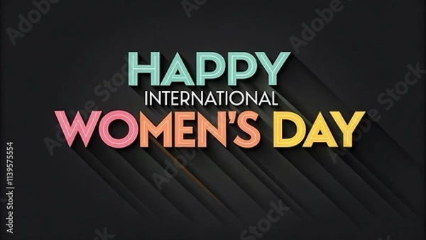 Obraz International Women’s Day design template
