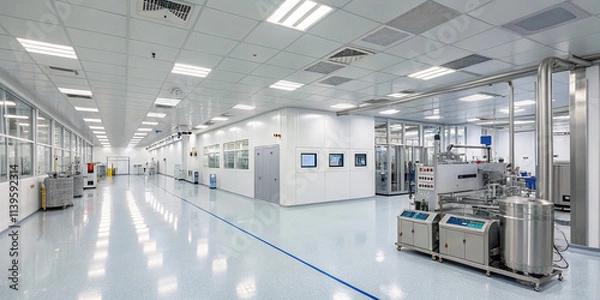 Obraz Pharmaceutical Clean Room Interior