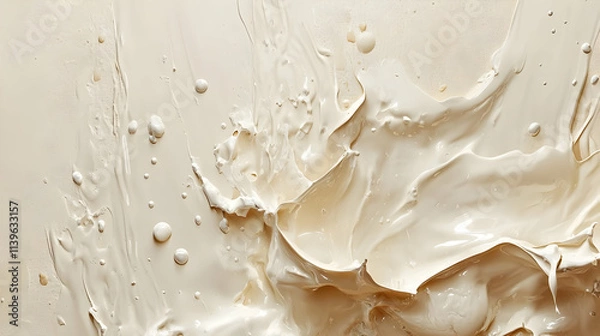 Obraz Creamy Beige Abstract Paint Texture Background