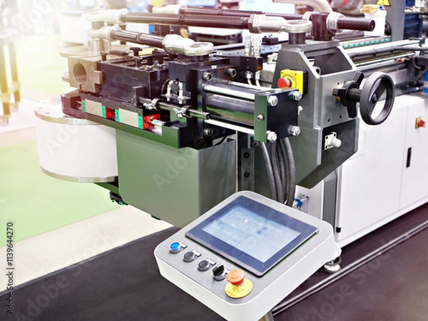 Obraz Pipe bending machine