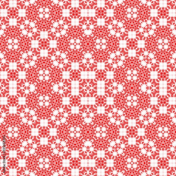 Fototapeta Christmas seamless pattern. Christmas background red. Merry Christmas. Happy New Year.