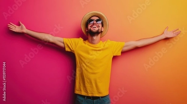 Obraz The Joyful Smiling Man