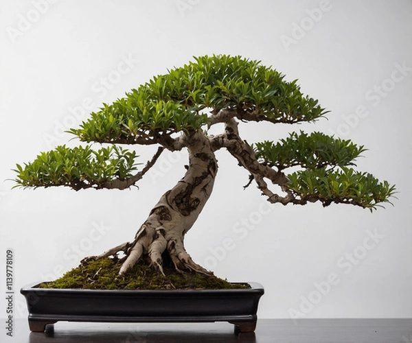 Fototapeta bonsai tree isolated
