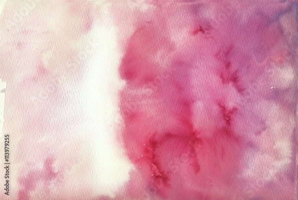 Obraz rose ombre watercolor background