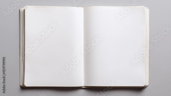 Fototapeta Open Notebook Mockup 
