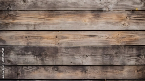 Fototapeta Rustic wooden planks background in natural tones