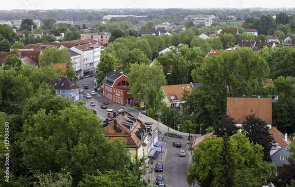 Obraz Dachau Blick auf die Münchernstraße