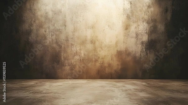 Fototapeta Neutral backdrop in a photography studio with soft lighting for professional use