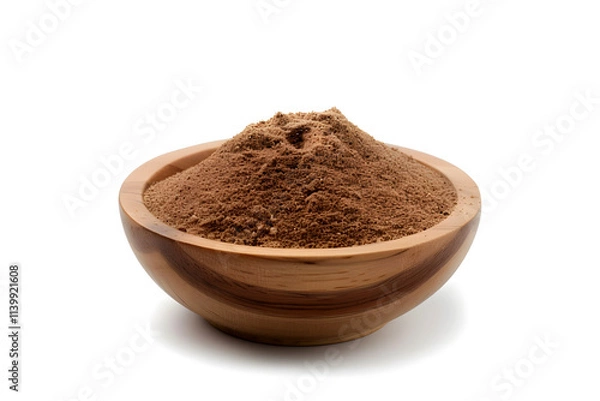Fototapeta Photography of Whole Nutmeg and Ground Powder – Aromatic Spice for Culinary Use for Food Blogs, Recipes, Spice Packaging, E-commerce, Cookbooks, Ads, Social Media, Health Websites